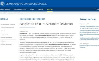 De cair o queixo! Alexandre de Moraes entra na mira do Tesouro americano