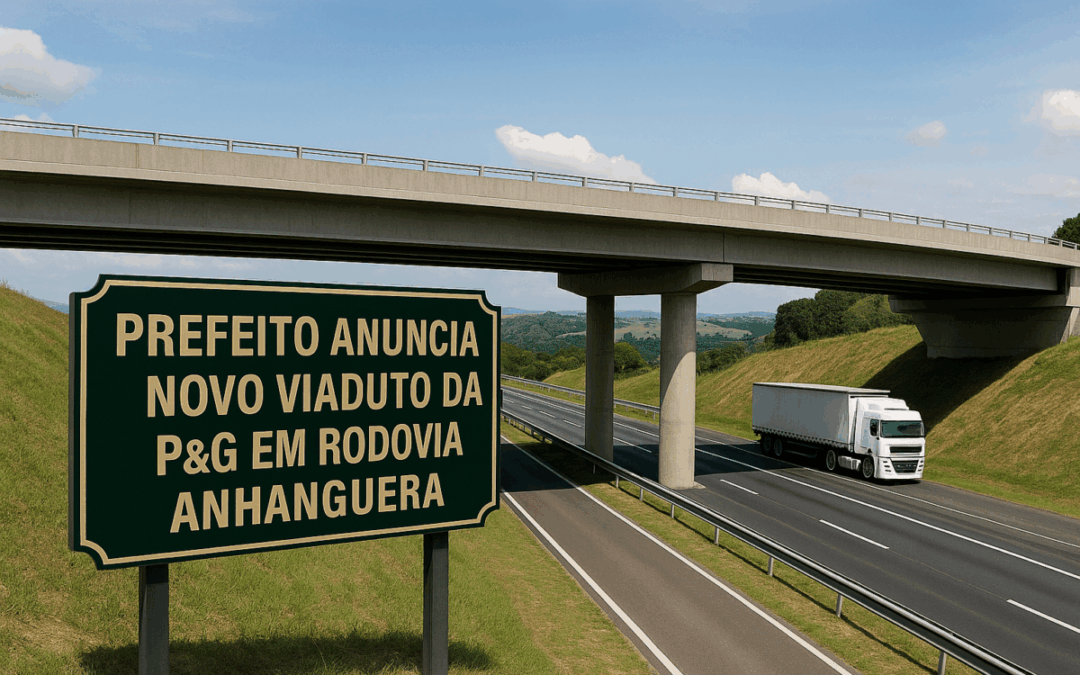 Prefeito anuncia novo viaduto da P&G em rodovia Anhanguera