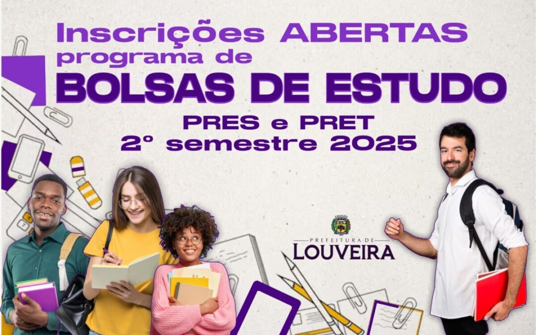 Educação abre inscrições para bolsas de estudo do PRES/PRET na próxima segunda-feira (22)